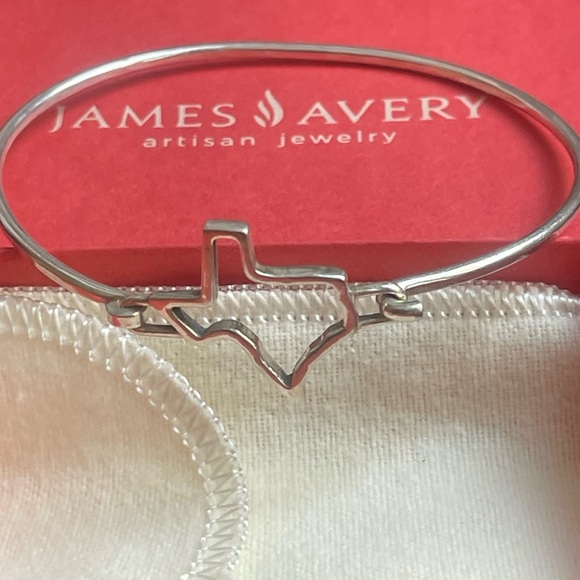 James Avery Silver Texas forged hook on Bracelet - Picture 7 of 9